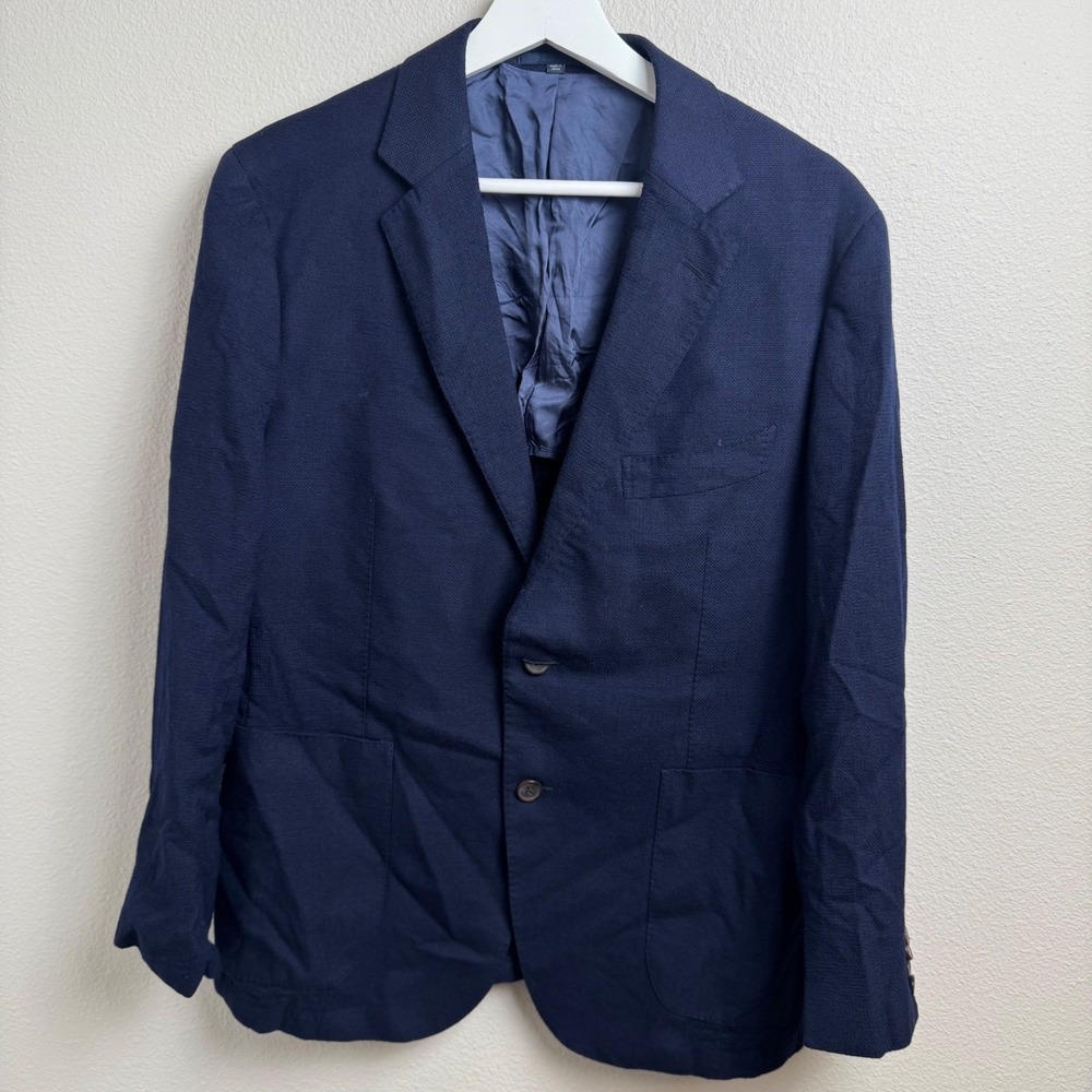 Suitsupply Havana HL Blazer 42S Slim Navy Blue Vitale Barberis Canonico Wool
